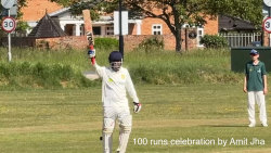 100 runs celebrations